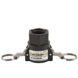 3/4" FEMALE COUPLER X 3/4" FEMALE THREAD POLY