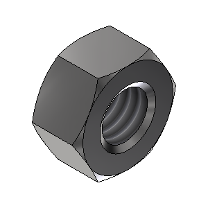 5/16 - 18 Finished Hex Nut Zinc