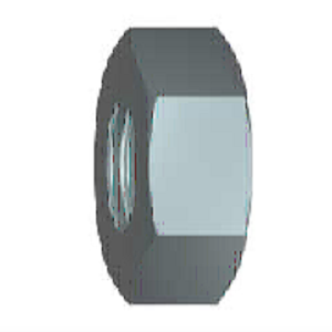 1/2 - 13 Finished Hex Nut Zinc