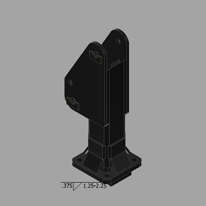 4 BOLT BELL WELDMENT