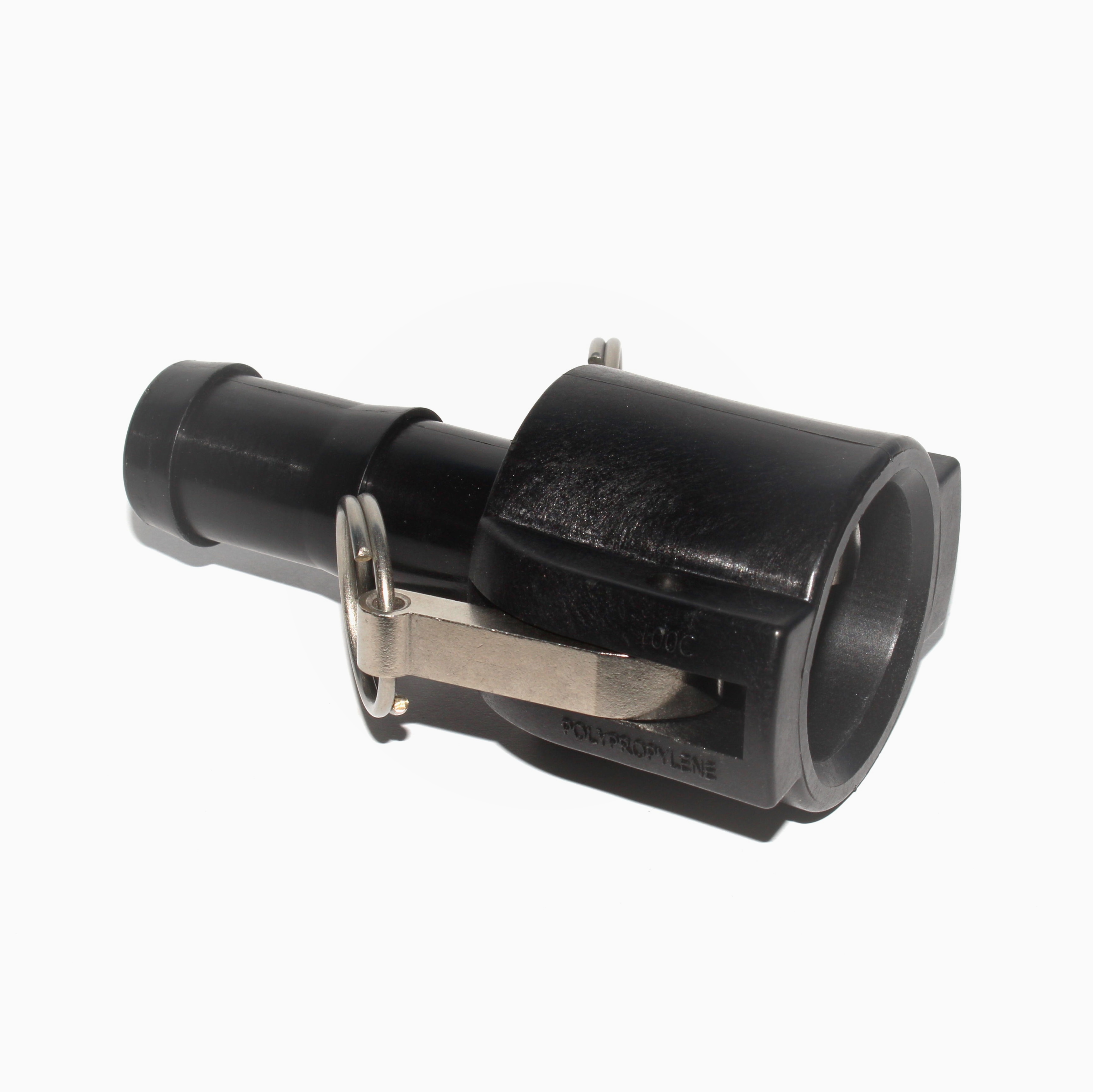1" FEMALE COUPLER X 1" HOSE BARB POLY