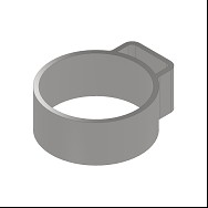 3/8" SS OETICKER, SNGL CRIMP