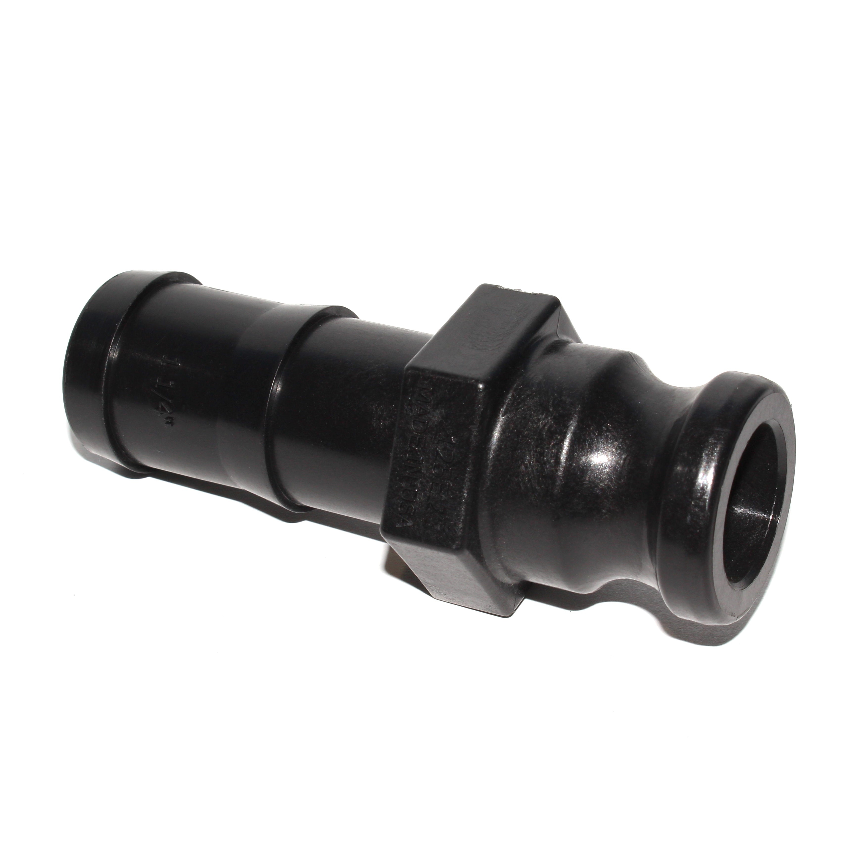 1" MALE ADAPTER X 1-1/4" HOSE BARB POLY