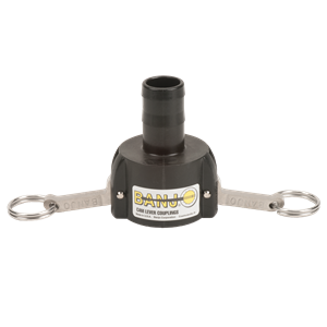 1-1/2" FEMALE COUPLER X 1-1/4" HOSE BARB POLY