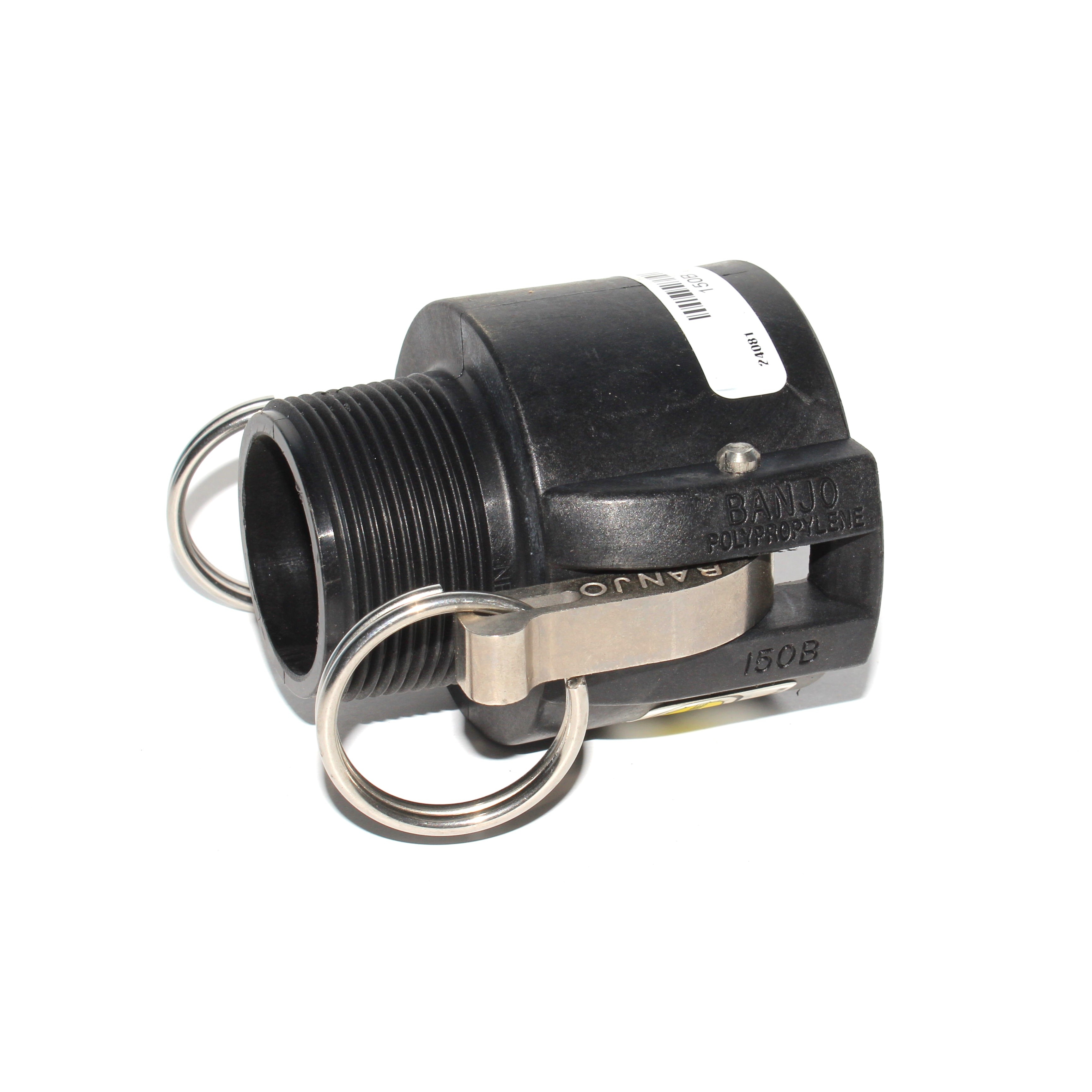 1-1/2" FEMALE COUPLER X 1-1/2" MALE THREAD POLY