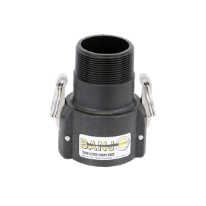 2" FEMALE COUPLER X 2" EXTENDED MALE THREAD POLY