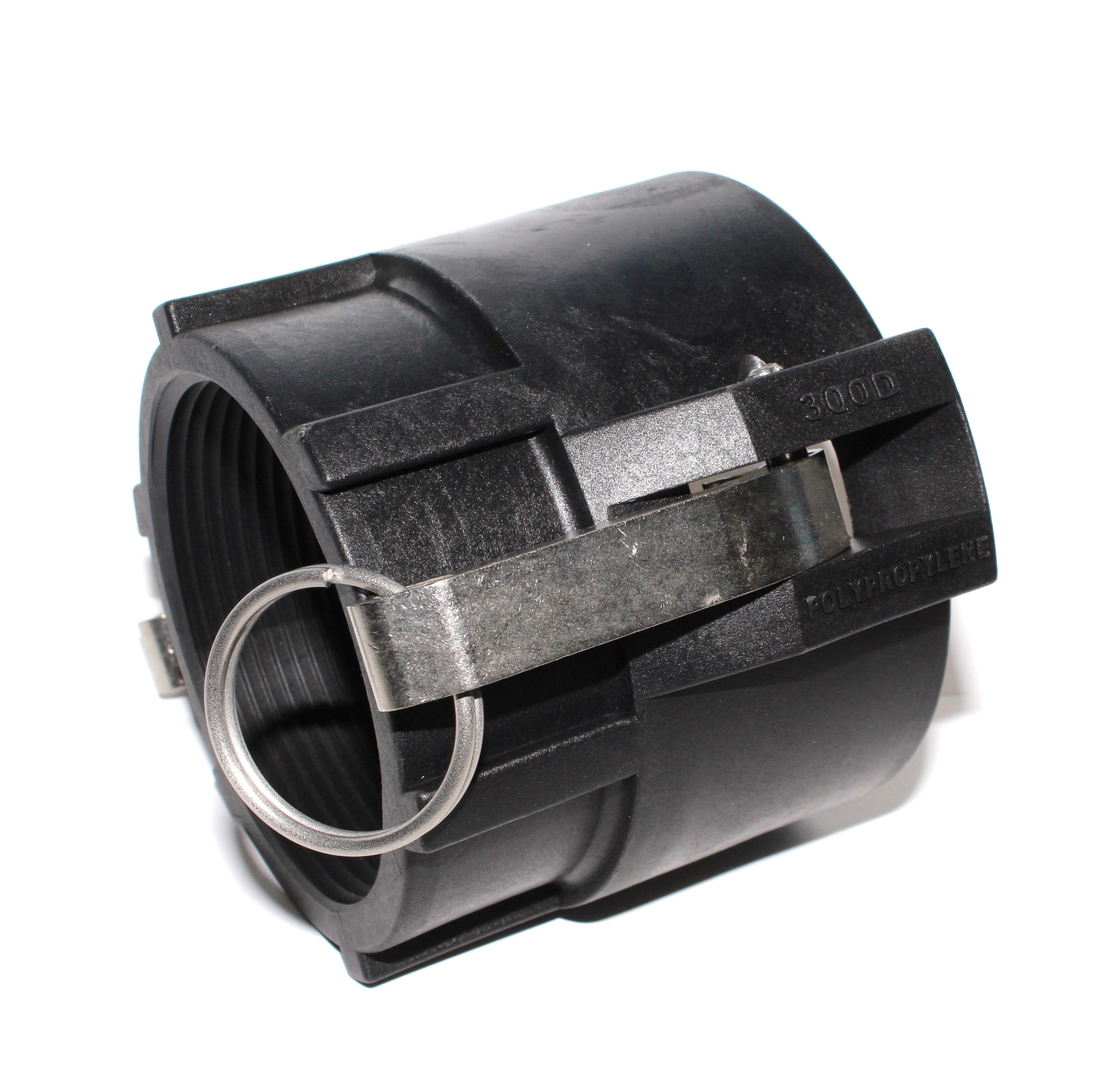 3" FEMALE COUPLER X 3" FEMALE THREAD POLY