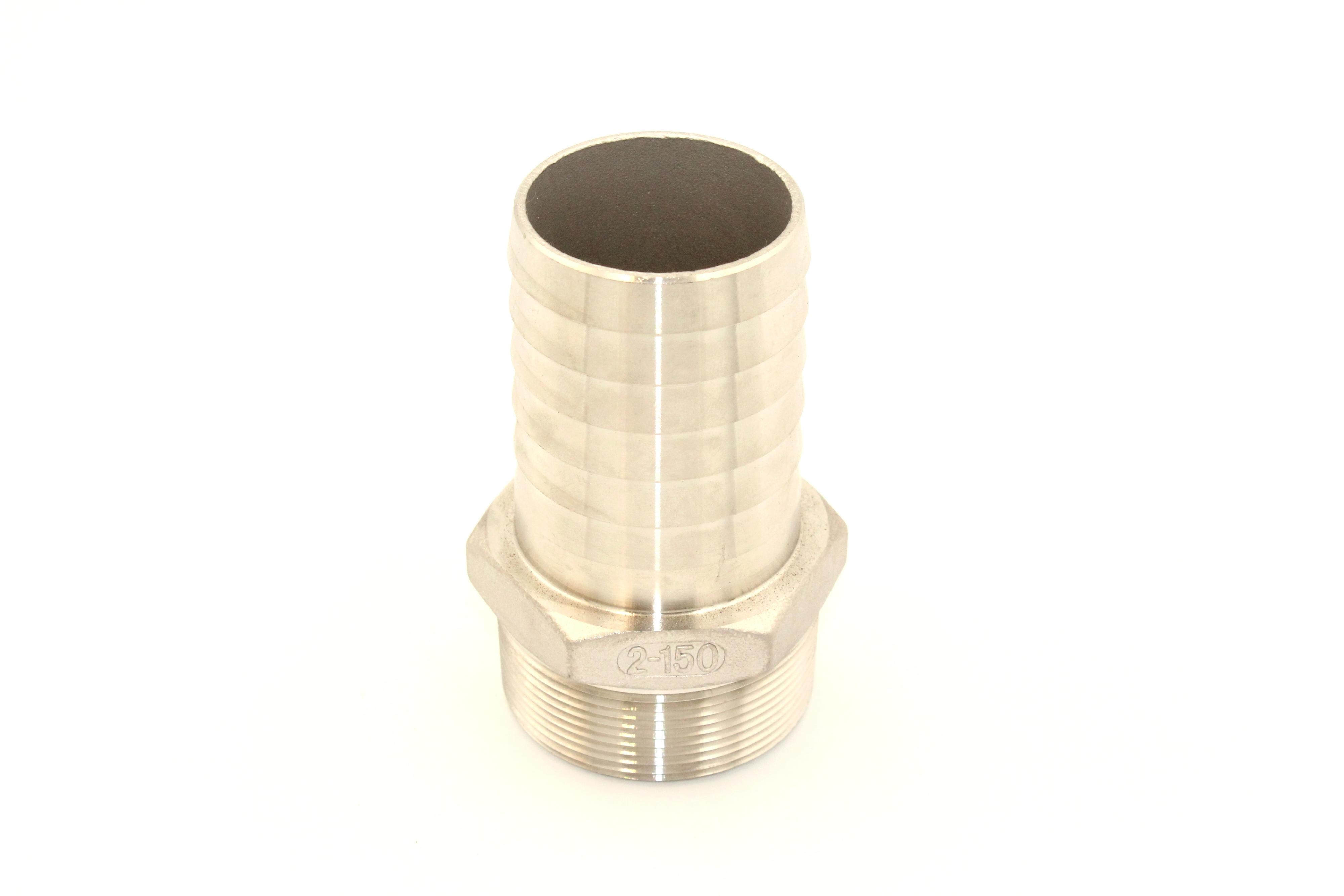 FITTING: 2"MNPTx2"HB, 316SS