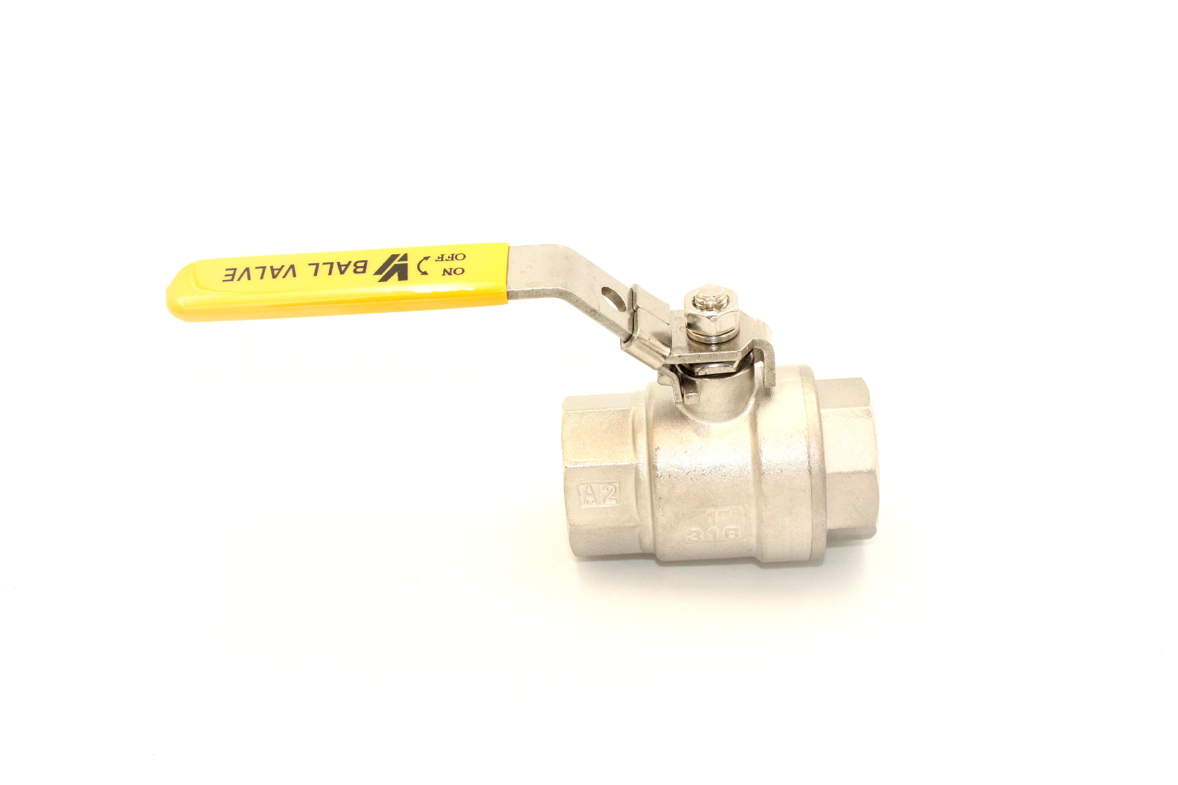SS BALL VALVE-1"-2PC
