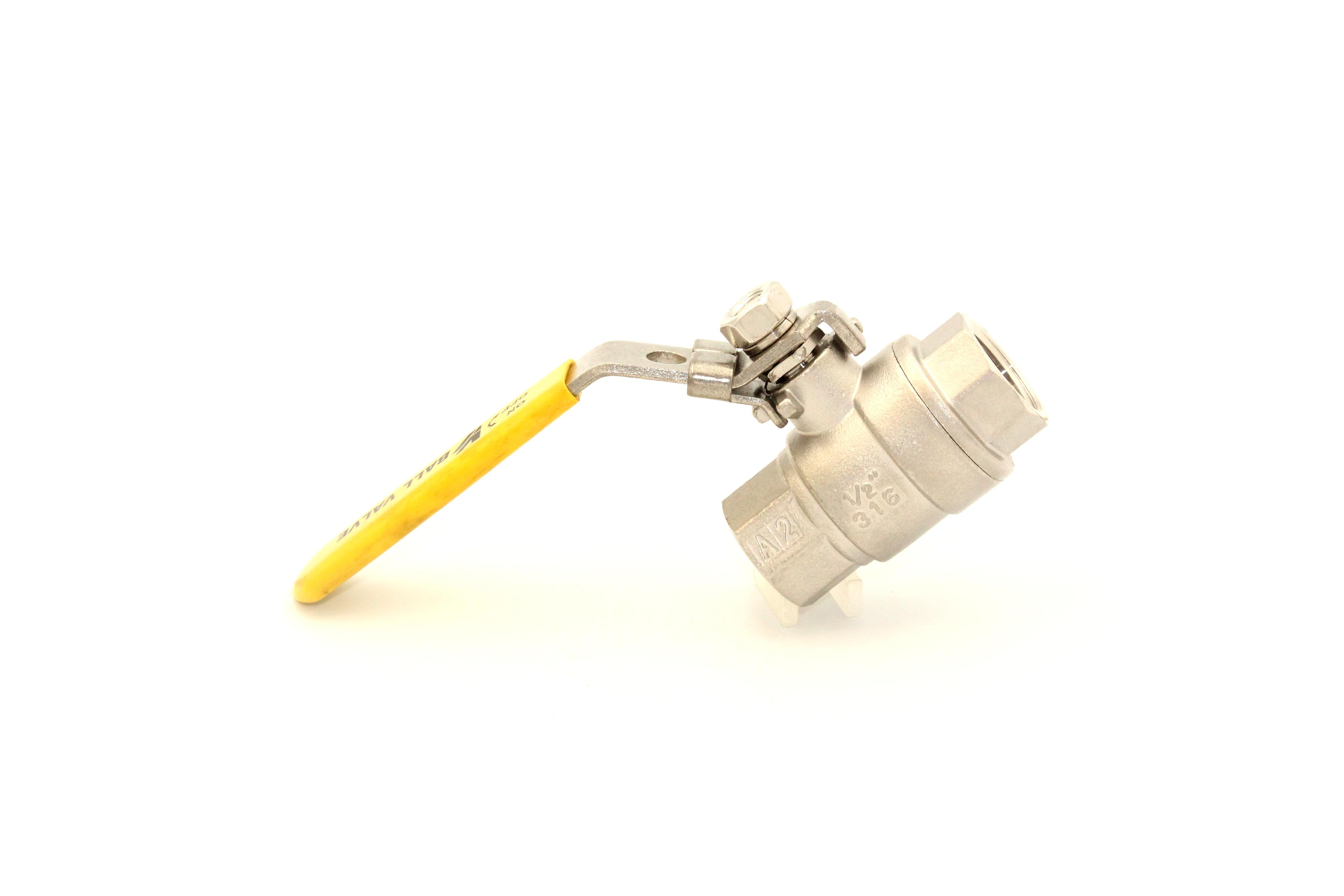 SS BALL VALVE-1/2"-2PC