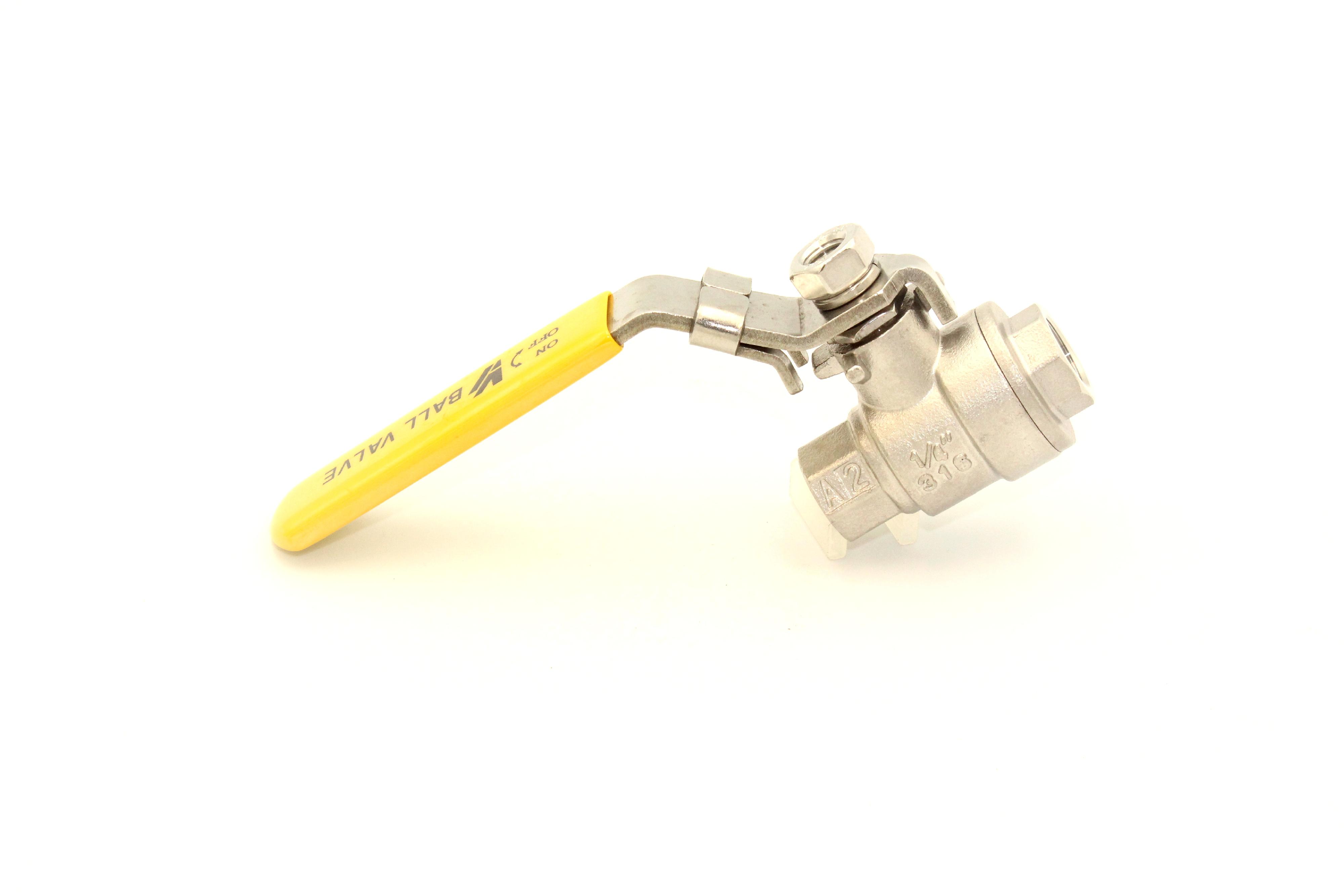 SS BALL VALVE-1/4"-2PC