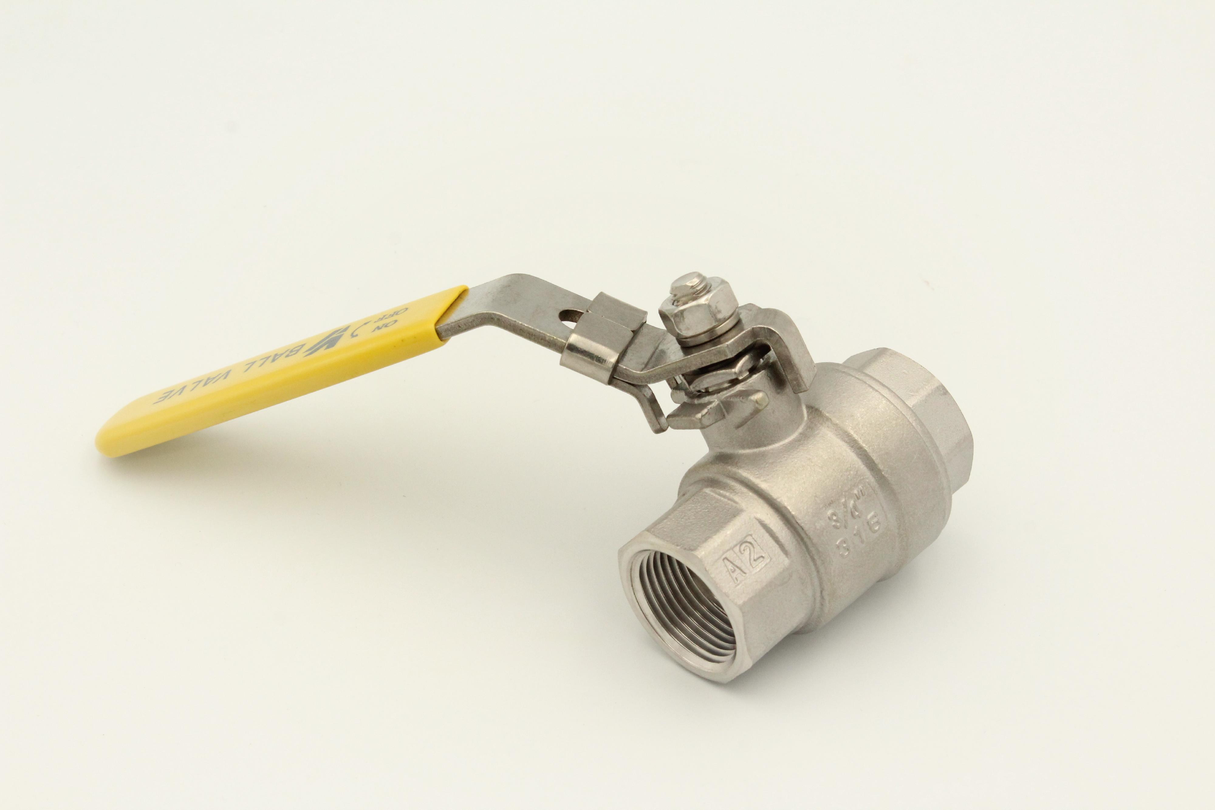 SS BALL VALVE-3/4"-2PC