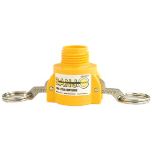 3/4" COUPLER X 3/4" GARDEN HOSE MALE THREAD