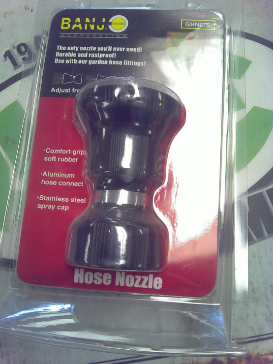 3/4" GARDEN HOSE SPRAY NOZZLE