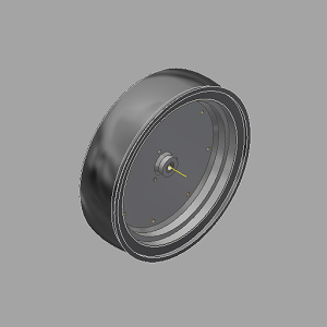 4.5 X 16 SEMI-PNEUM STEEL/ST