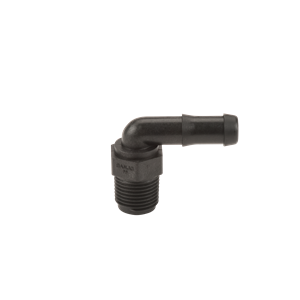 1/2" MALE THREAD X 1/2" 90 deg HOSE BARB