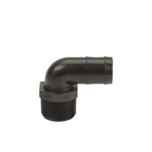 1-1/4" MALE THREAD X 1-1/4" 90 deg HOSE BARB