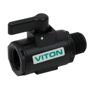 3/8" FNPT X MNPT MICRO VALVE FKM