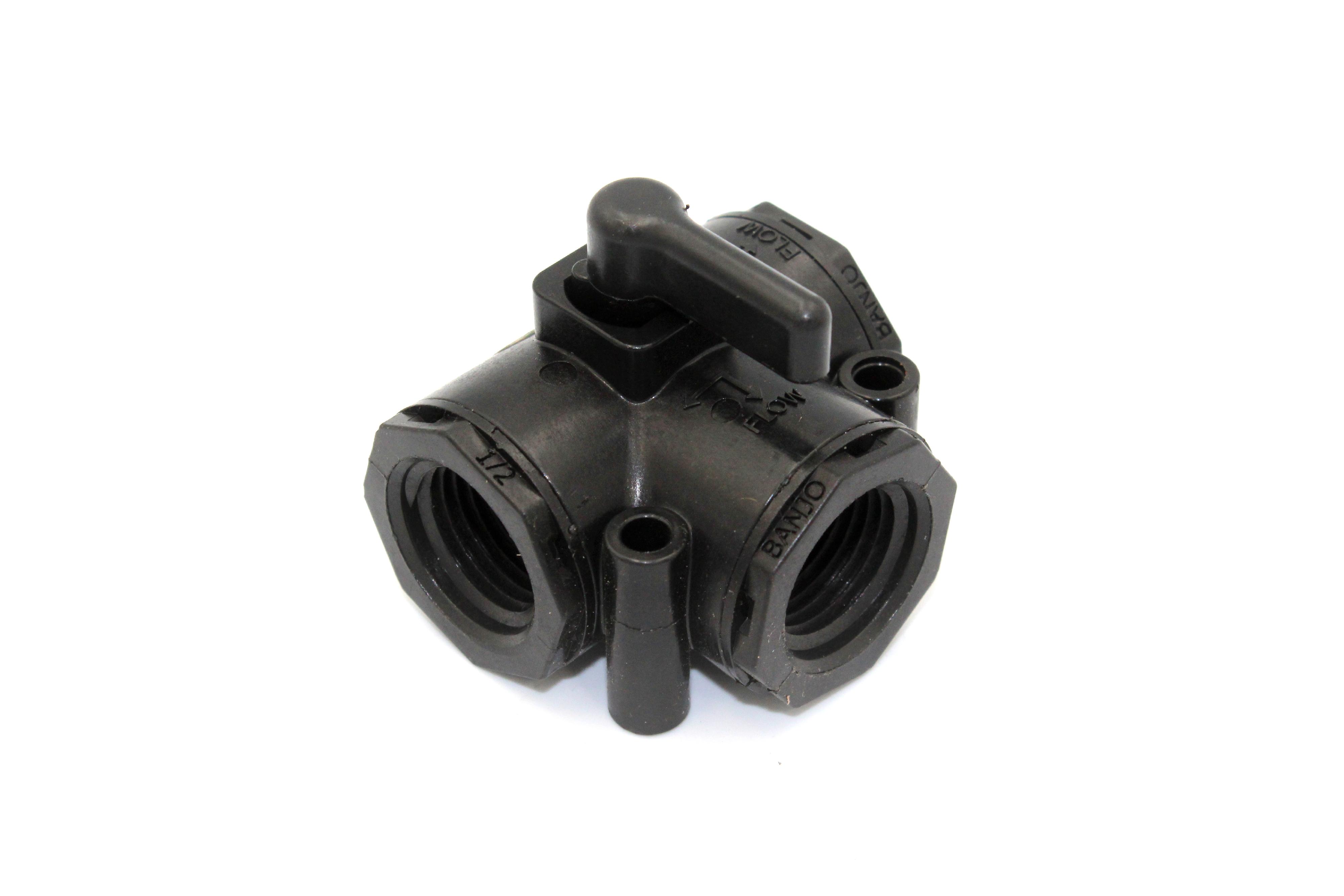 1/2" SIDE LOAD MICRO VALVE W/FKM SEALS