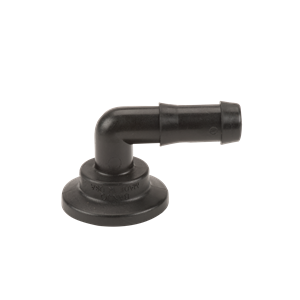 1" FLANGE X 3/4" 90 deg HOSE BARB ELBOW