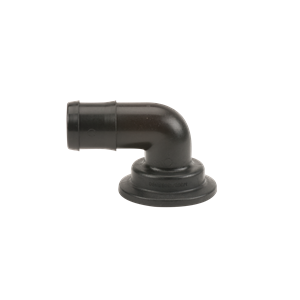 2" FLANGE X 1-1/2" 90 deg HOSE BARB ELBOW