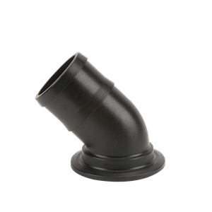 3" FLANGE X 3" 45 deg HOSE BARB ELBOW