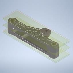 PARALLEL ARM, UPPER ASSY, POLY BUSHINGS