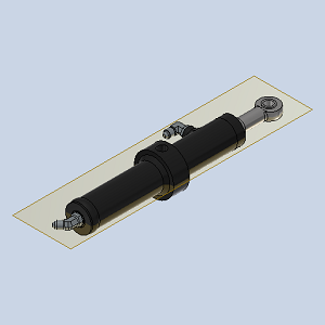 HYD CYLINDER, 3/4" X 6" W/ HARDWARE