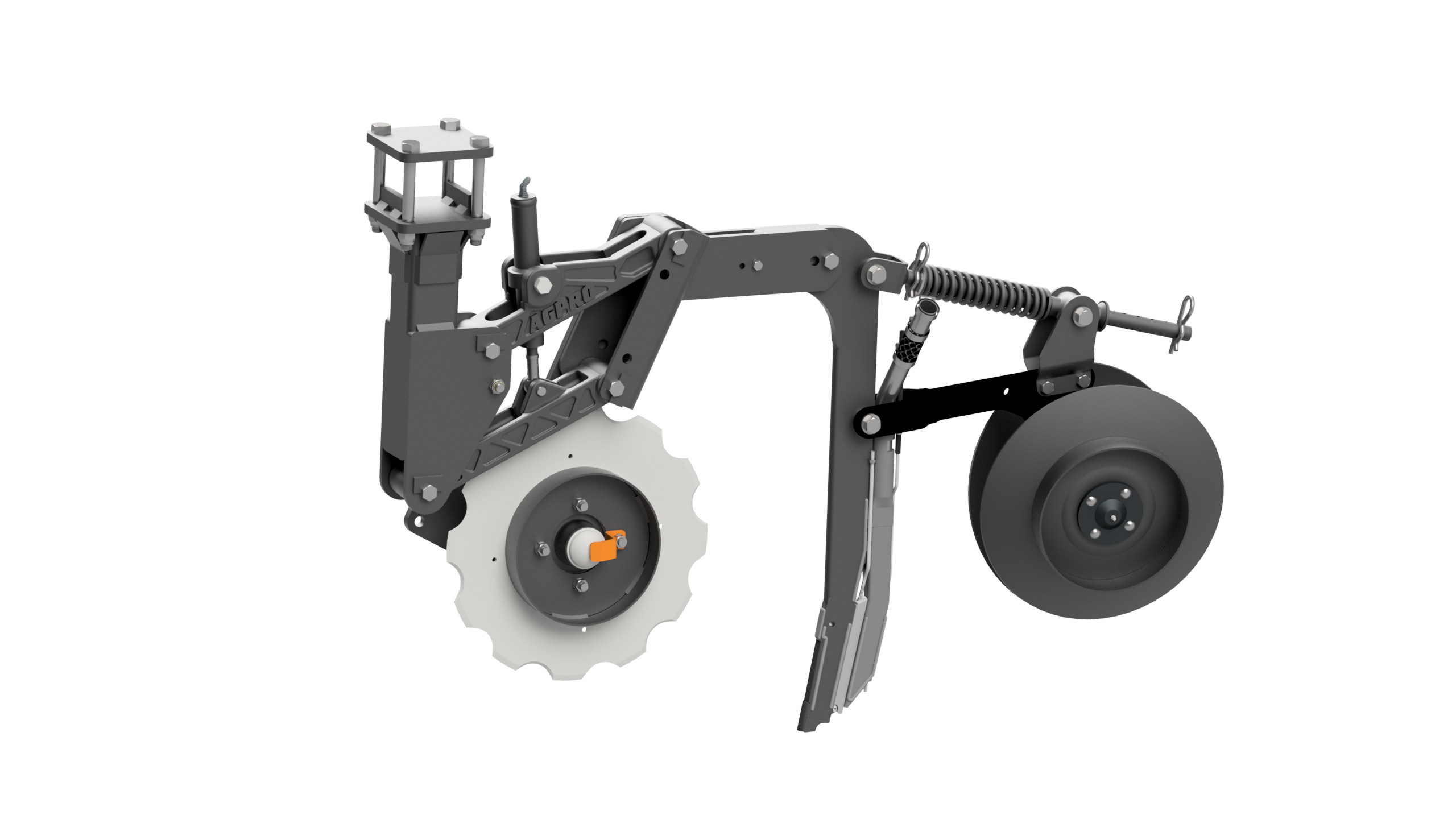 4" MOUNT DEEP FURROW OPENER RIGHT