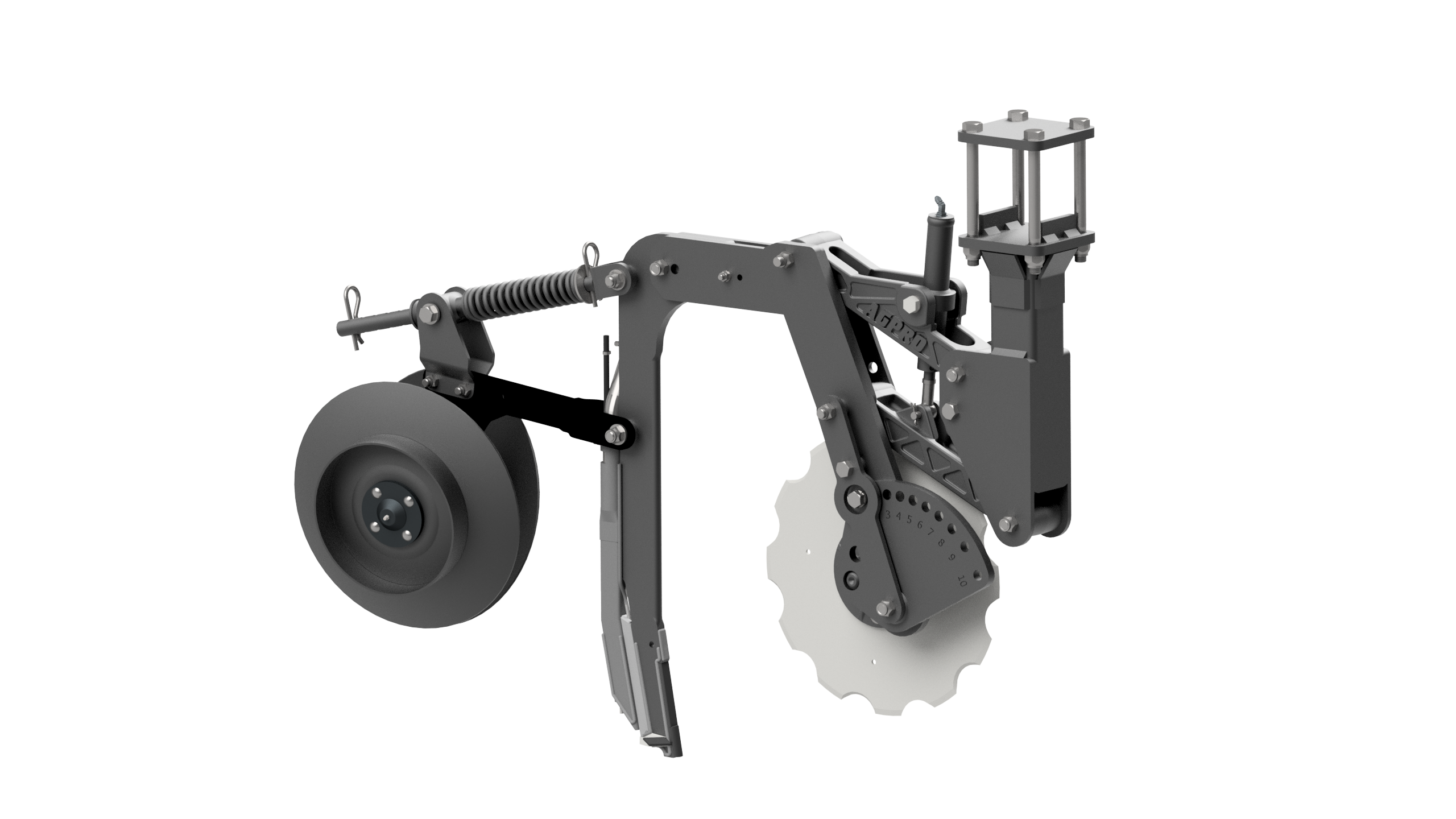 6" MOUNT DEEP FURROW OPENER LEFT