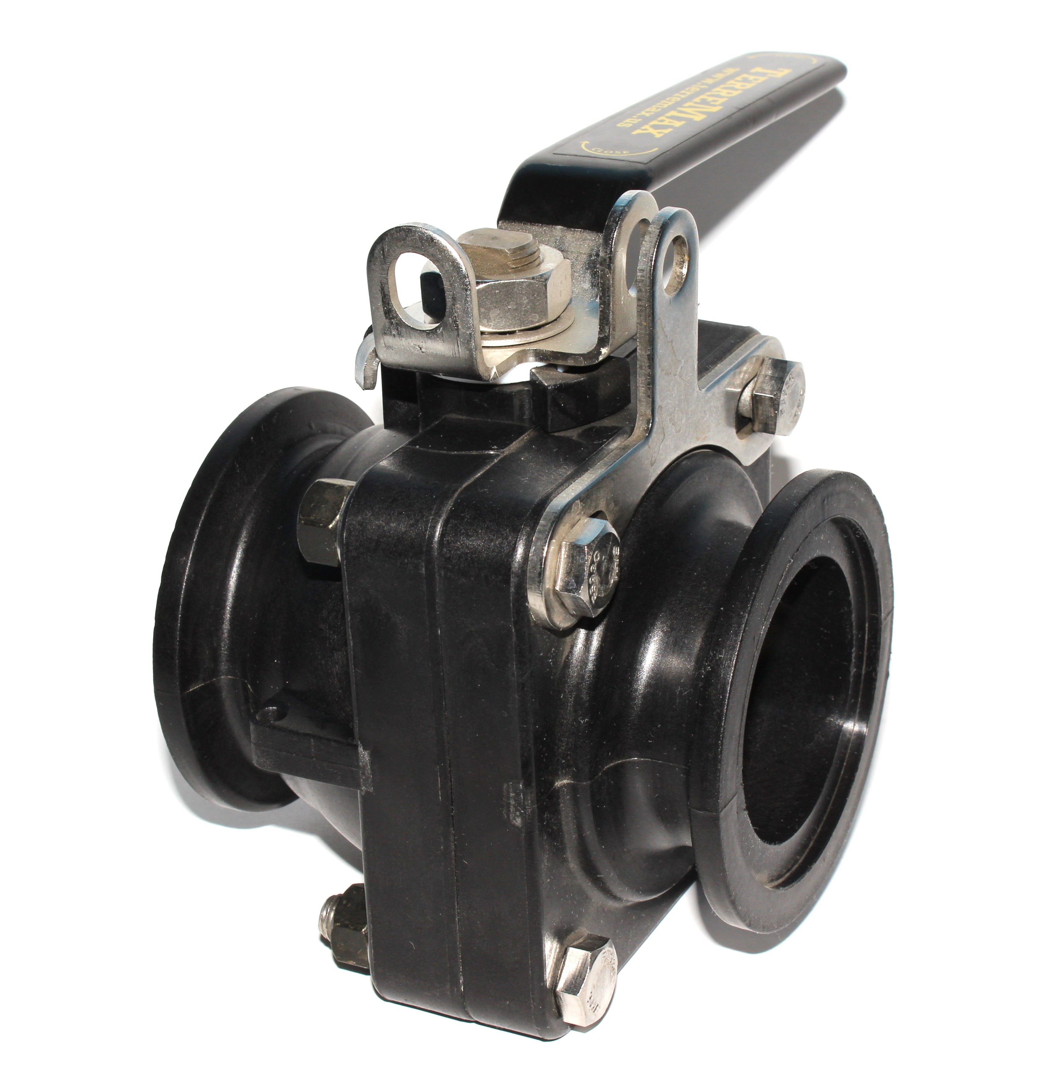 2" FP MANIFOLD STUB VALVE FLANGE X FLANGE,SS BALL, STEM,