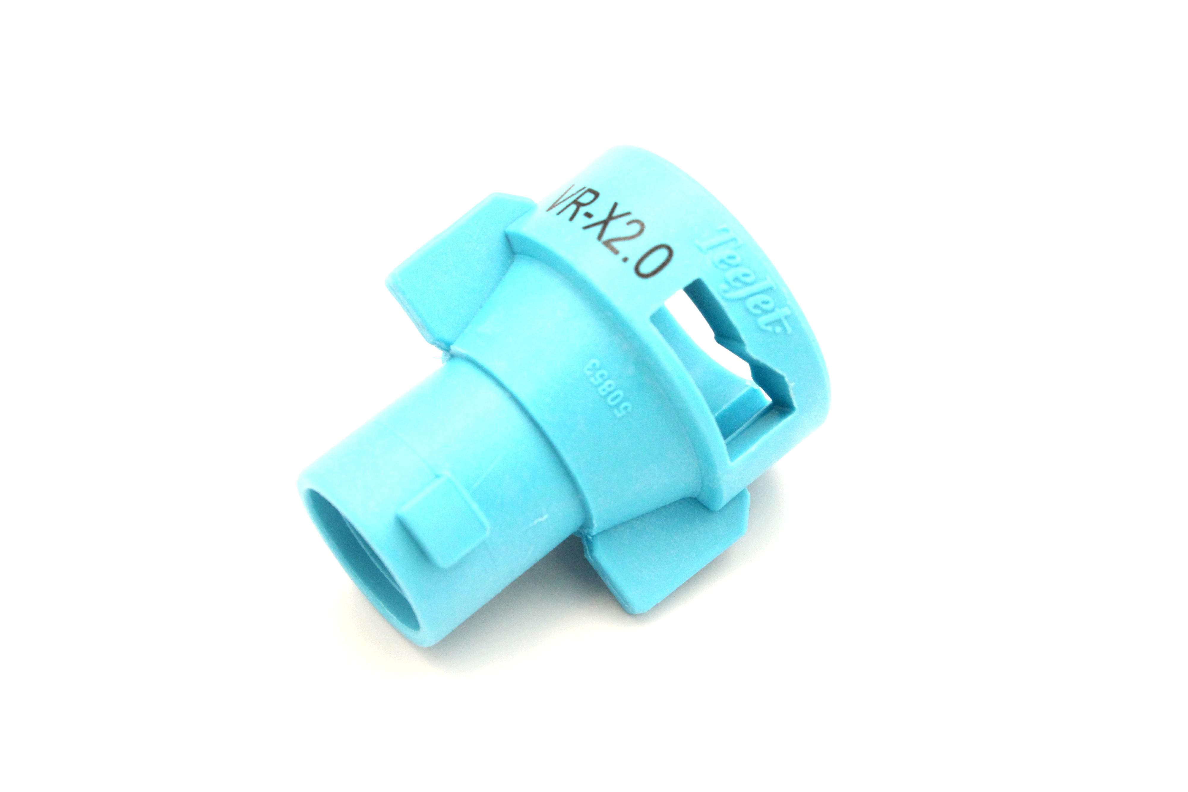 VARIABLE RATE QJ LESS HOSE BARB/LIGHT BLUE X2.0