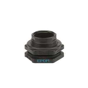 2" POLY BULKHEAD TANK FITTING W/EPDM GASKET