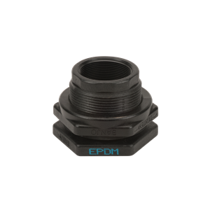 2" POLY BULKHEAD TANK FITTING W/EPDM GASKET