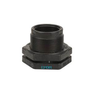 3" POLY BULKHEAD TANK FITTING W/EPDM GASKET
