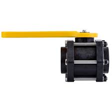 BALL VALVE 2" FULL PORT 6 BOLT WITH YELLOW HANDLE