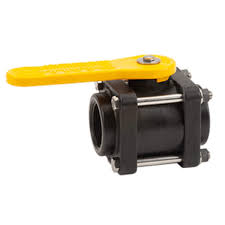 BALL VALVE 2" FULL PORT FEMALE NPT4 BOLT YELLOW HANDLE